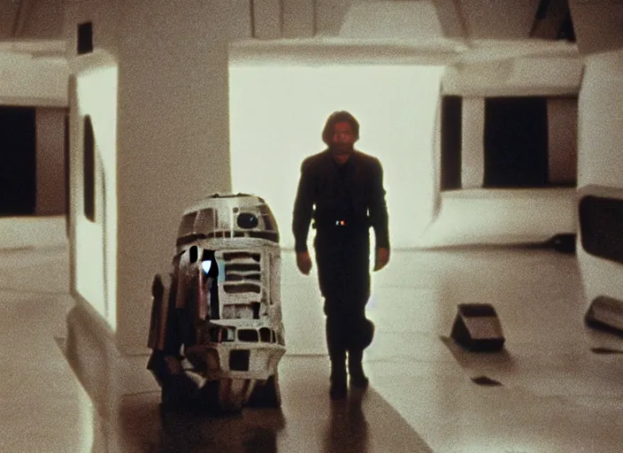 a film still of star wars directed by Stanley Kubrick, Stable Diffusion