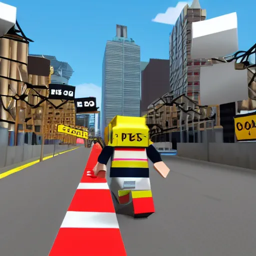 Prompt: roblox roadblocks