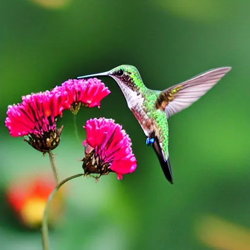 Prompt: a hummingbird and butterfly, beautiful detail, award winning photo