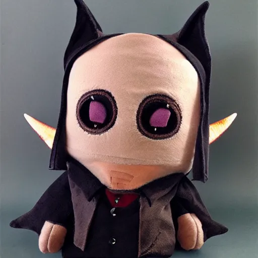 Prompt: sauron plushie