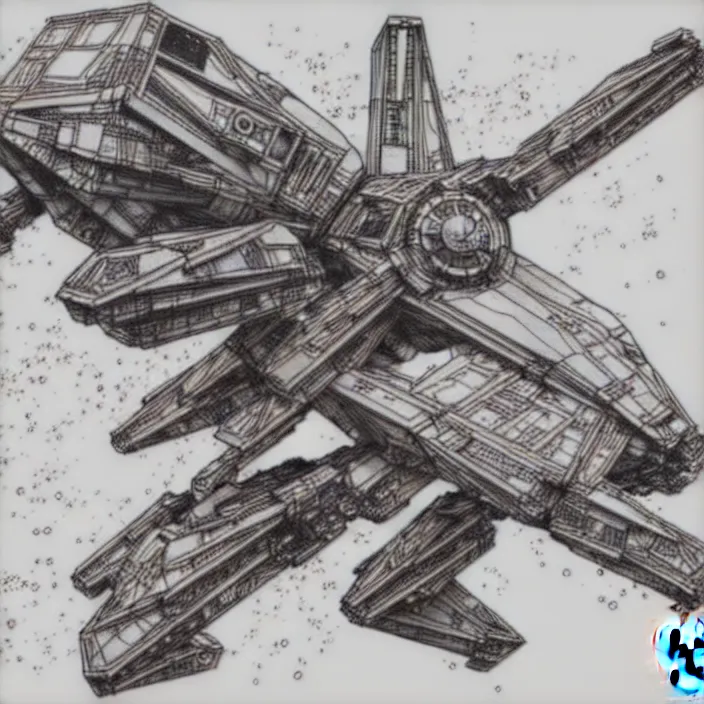 Image similar to bus like a kitan strider from star wars, high detailed pen drowning