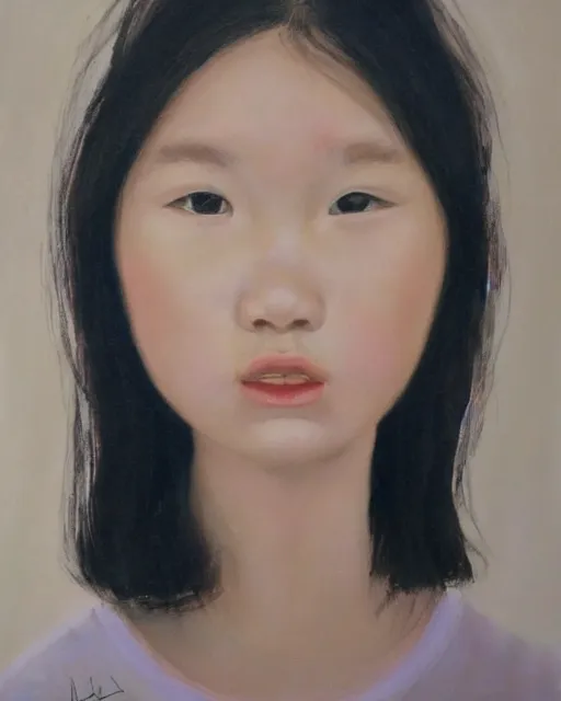 Image similar to a portrait of a beautiful girl by WangJie li