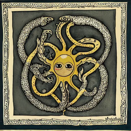 Image similar to The Kraken Awakes, by Shah Jahan