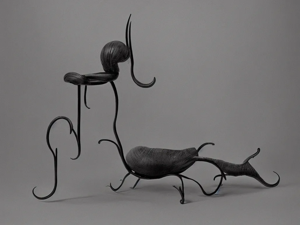 Image similar to snail chair. karl blossfeldt