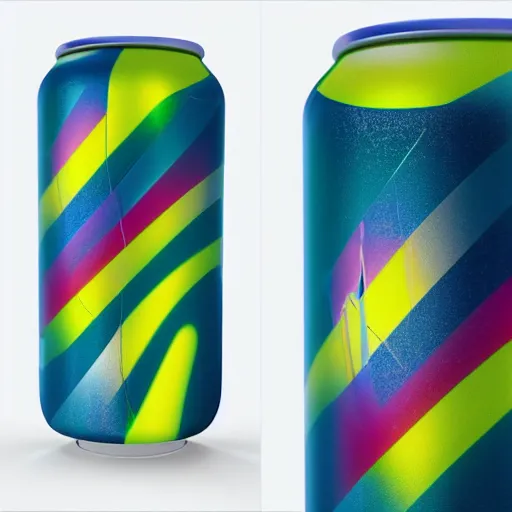 Prompt: 2 0 0 0 s render of soda can, dreamy, photorealistic, beautiful, shoegaze, y 2 k, by designers republic, by furifuri design