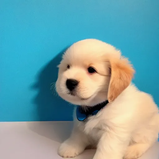 Image similar to virtual blue puppy