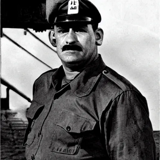 Image similar to mario as prison camp guard wwii