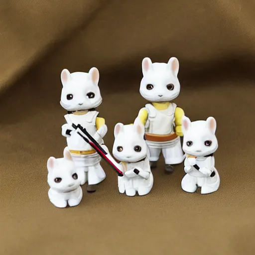 Prompt: star wars calico critters