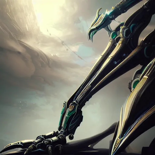 Image similar to highly detailed exquisite warframe fanart, worms eye view, looking up at a giant 500 foot tall beautiful saryn prime female warframe, as a stunning anthropomorphic robot female dragon, sleek smooth white plated armor, unknowingly posing elegantly over your view, you looking up from the ground between the magnificent towering robotic legs, giant robot dragon feet, cute robot dragon head far up in the sky, you're nothing but a bug to her, proportionally accurate, anatomically correct, sharp claws, two arms, two legs, camera close to the legs and feet, giantess shot, upward shot, ground view shot, leg and thigh shot, epic shot, high quality, captura, realistic, professional digital art, high end digital art, furry art, macro art, giantess art, anthro art, DeviantArt, artstation, Furaffinity, 3D realism, 8k HD render, epic lighting, depth of field