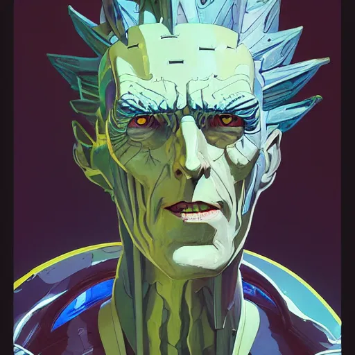 Prompt: 2 0 7 7 decepticon morty smith portrait by charles vess and james jean and erik jones and rhads, inspired by ghost in the shell, beautiful fine face features, intricate high details, sharp, ultradetailed, 3 d octane render