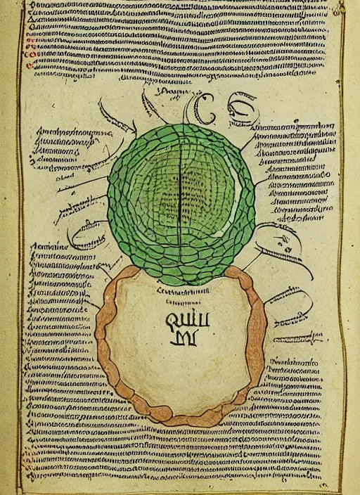 Image similar to a labeled illustrated schematic in the style of the voynich manuscript about the internal qualia of a human mind