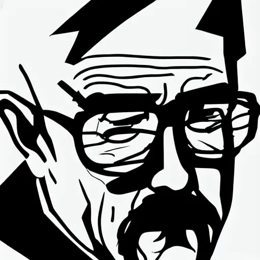 Prompt: a cell shaded cartoon still of walter white