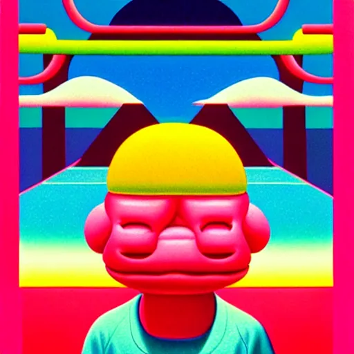 Image similar to burger by shusei nagaoka, kaws, david rudnick, airbrush on canvas, pastell colours, cell shaded, 8 k