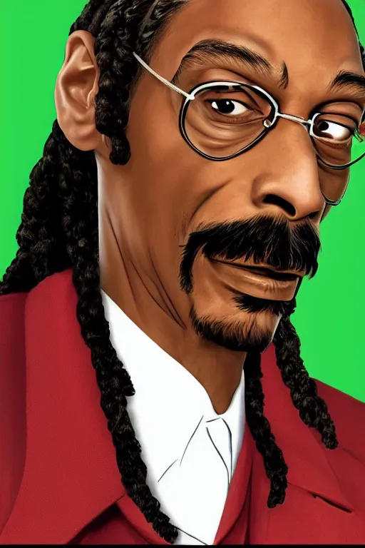 Image similar to snoop dogg as a pixar character