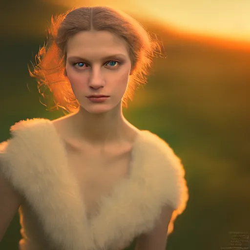 Image similar to photographic portrait of a stunningly beautiful czechoslovakia renaissance female in soft dreamy light at sunset, contemporary fashion shoot, by edward robert hughes, annie leibovitz and steve mccurry, david lazar, jimmy nelsson, breathtaking, 8 k resolution, extremely detailed, beautiful, establishing shot, artistic, hyperrealistic, beautiful face, octane render