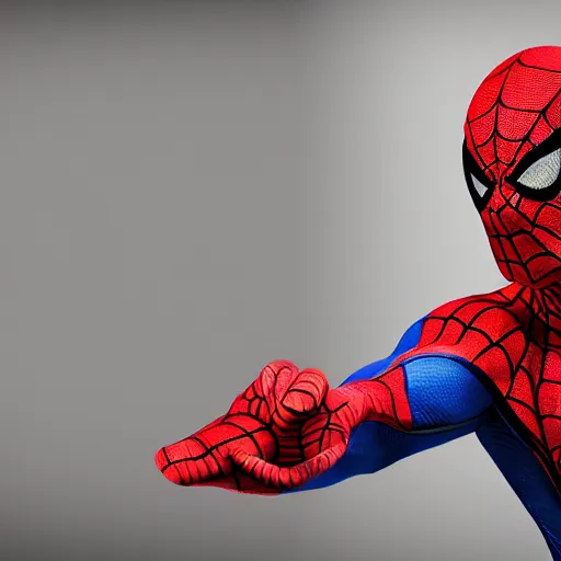 Prompt: down syndrome spider man photorealistic