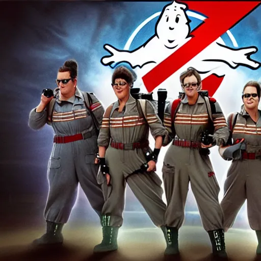 Prompt: ghostbusters vs michellan man, realism, picture, highly detailed