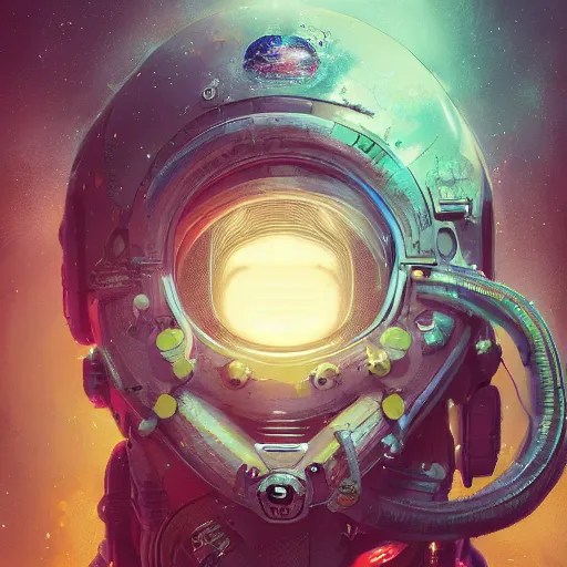 Image similar to hyperrealistic portrait of a squid monster astronaut, full body portrait, well lit, intricate abstract. cyberpunk, intricate artwork, by Tooth Wu, wlop, beeple. octane render,in the style of Jin Kagetsu, James Jean and wlop, highly detailed, sharp focus, intricate concept art, digital painting, ambient lighting, 4k, artstation