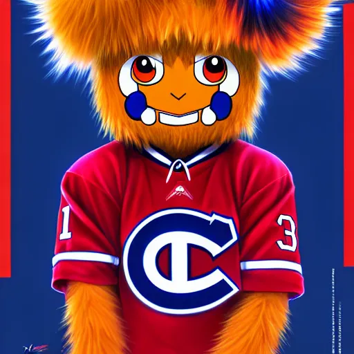 Prompt: anime Portrait of Youppi the Habs Montreal Canadiens Mascot as an evolved powerful pokemon, highly detailed anime, smooth, sharp focus, dynamic lighting, intricate, trending on ArtStation, illustration pokemon, art by WLOP