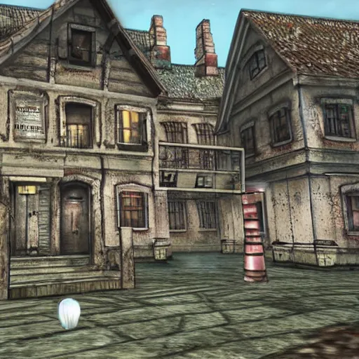 Image similar to Resident Evil Village if it had been a PS1 game