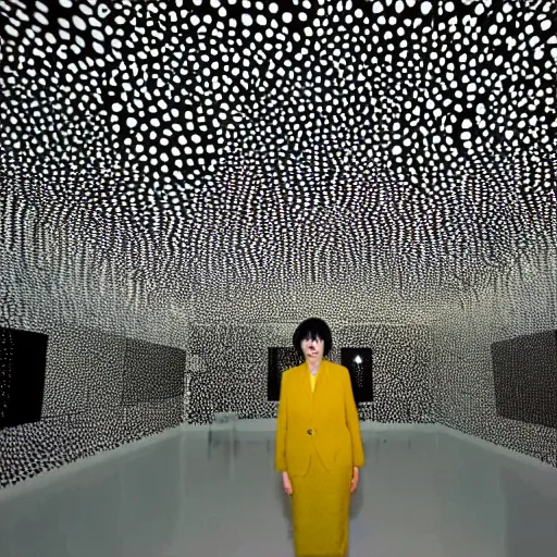 Prompt: yayoi kusama's infinity mirror rooms