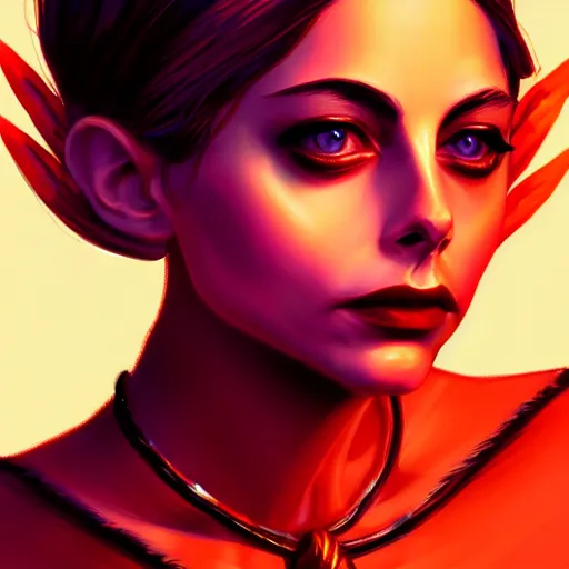 Image similar to queen of fire willa holland, highly detailed, digital painting, artstation, concept art, smooth, sharp focus, illustration