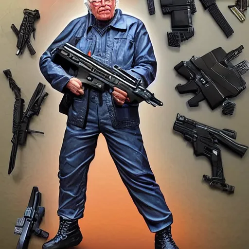 Image similar to bernie sanders as a hasbro g. i joe action figure, 4 k, hyperdetailed, photo realistic