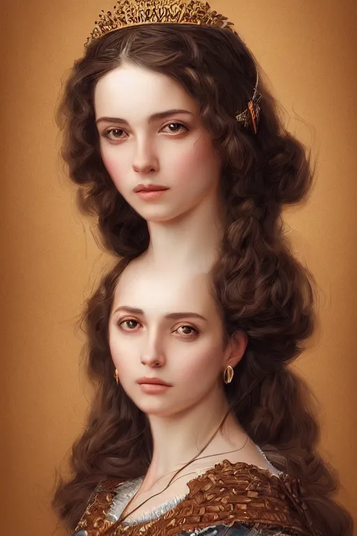 Image similar to rosalia vila i tobella, rosalia, highly detailed, spanish princess, highly detailed, digital painting, trending on artstation, concept art, sharp focus, illustration, art by artgerm, old masters, maher morcos