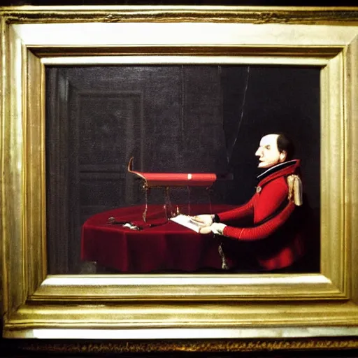 Image similar to Napoleon by Francis Bacon