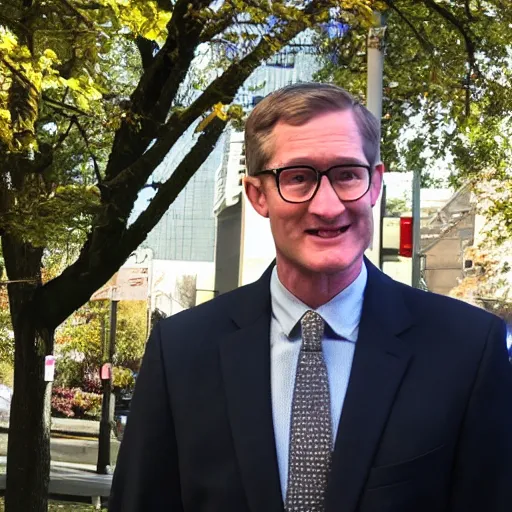 Prompt: ted wheeler mayor or portland oregon