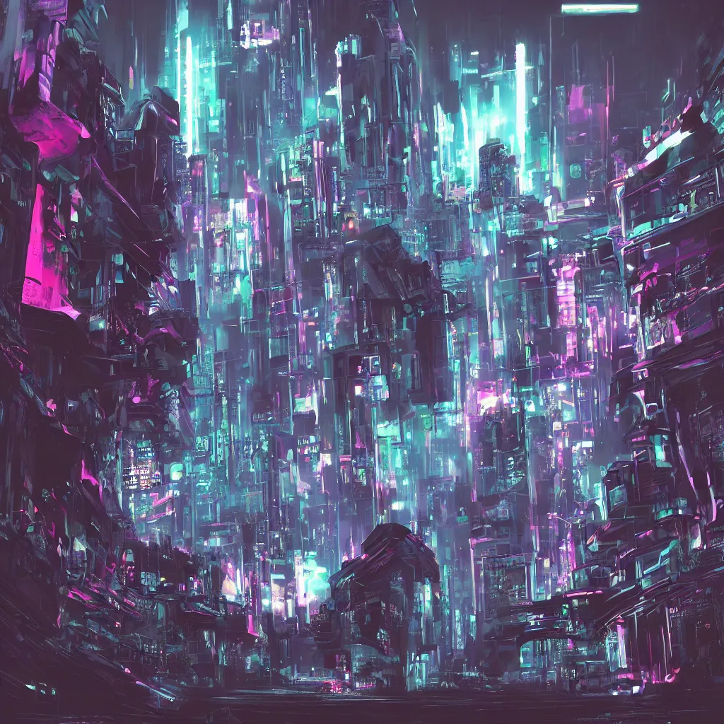 Image similar to cyber punk, by alex heywood