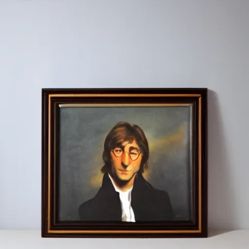 Image similar to romantic era portrait of john lennon