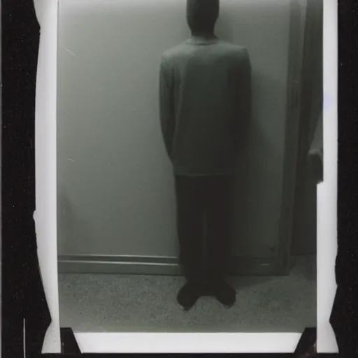 Image similar to polaroid photo of a faceless person