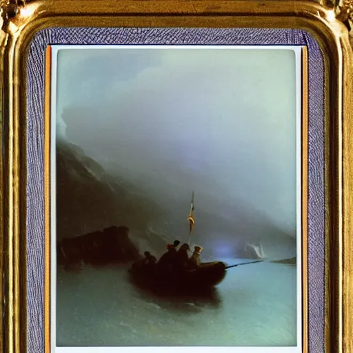 Image similar to polaroid by aivazovsky