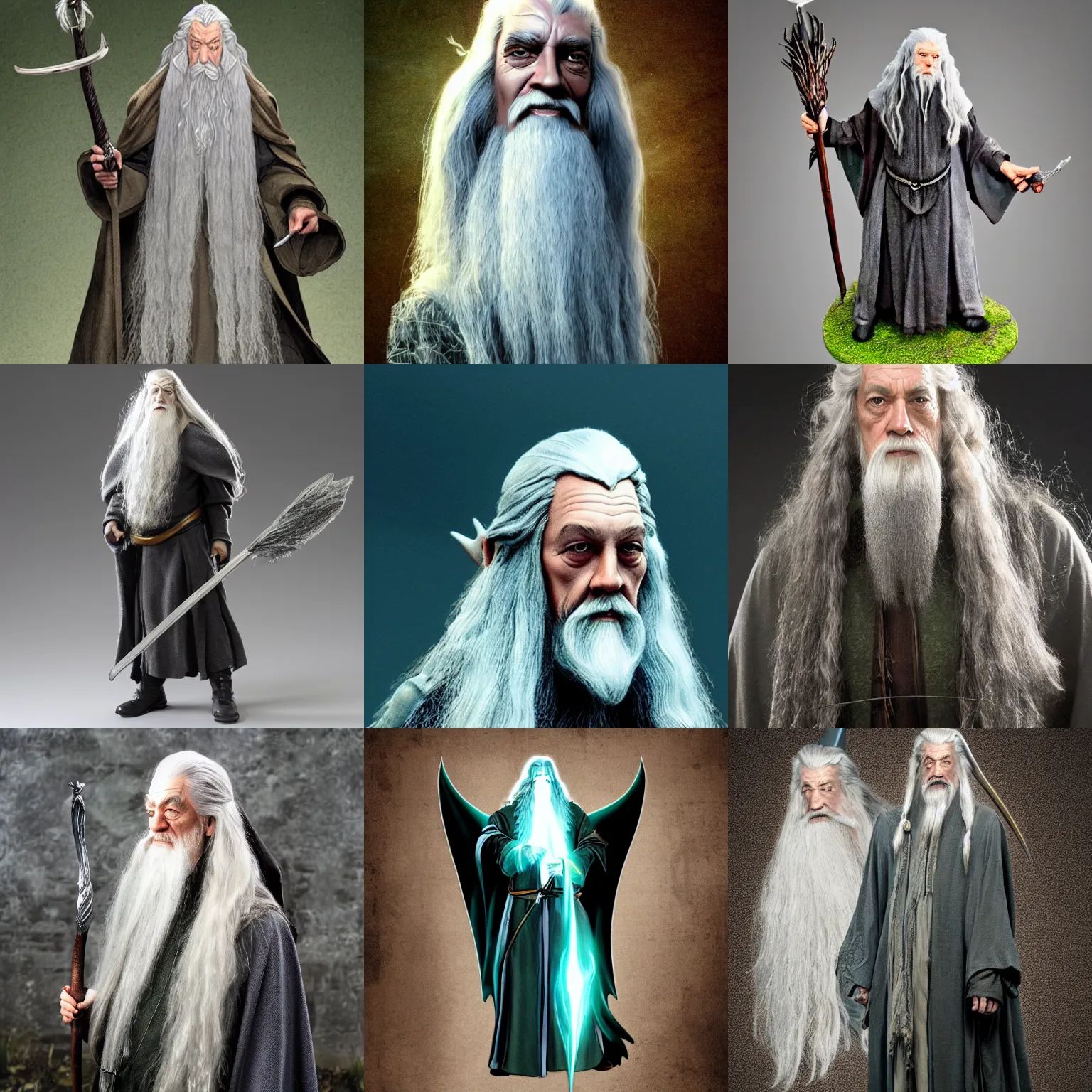 Prompt: gandalf ecogoth from the near future past