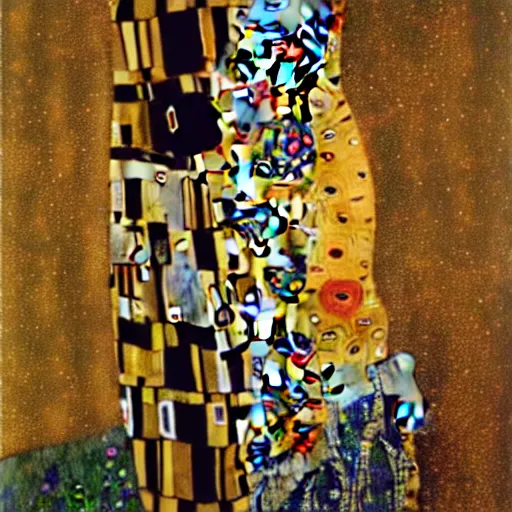 Image similar to art by Gustav Klimt