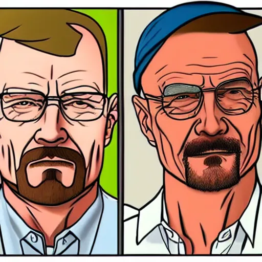 Prompt: walter white giga chad