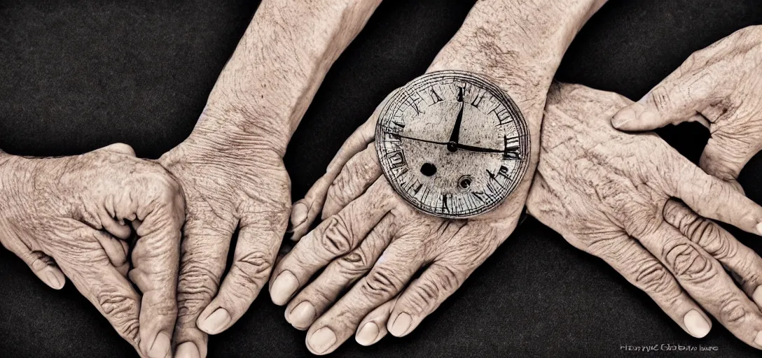 Image similar to The hands of time artistic, fine detailed, deep & meaningful
