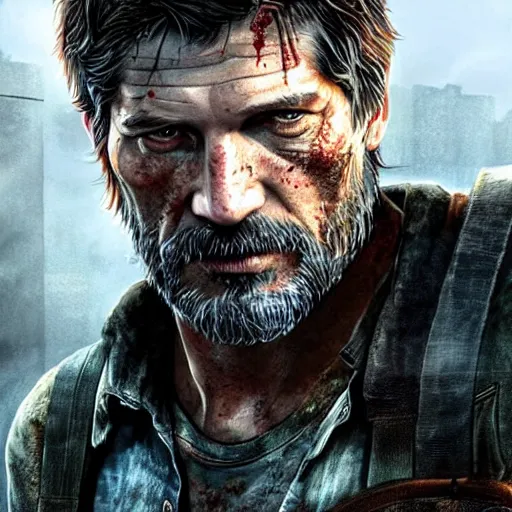 Image similar to Nikolaj Coster-Waldau as Joel in The Last Of Us