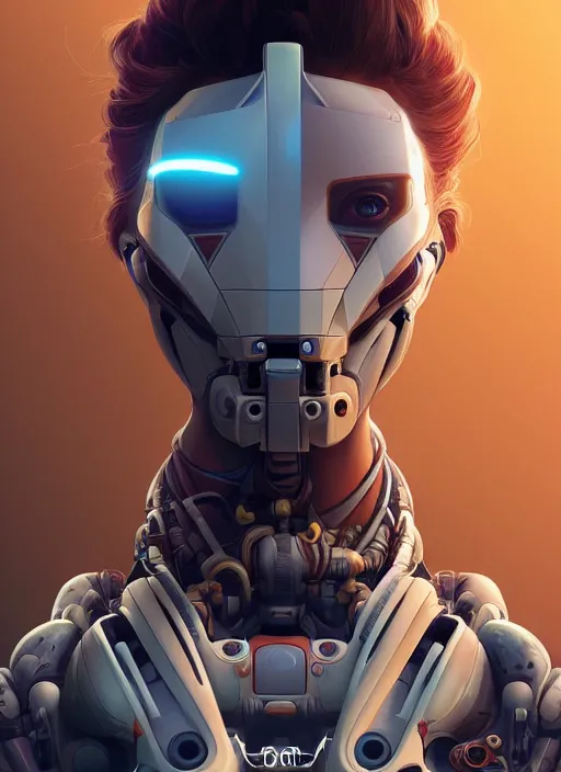 Prompt: symmetry!! portrait of a robot astronaut, tech face, floral! horizon zero dawn machine, intricate, elegant, highly detailed, digital painting, artstation, concept art, smooth, sharp focus, illustration, art by artgerm and greg rutkowski and alphonse mucha, 8 k