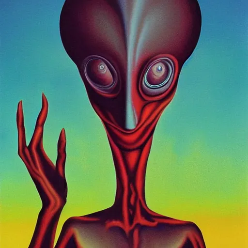 surrealist painting of an alien | Stable Diffusion | OpenArt