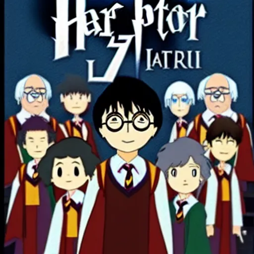 Image similar to harry potter, hayao miyazaki