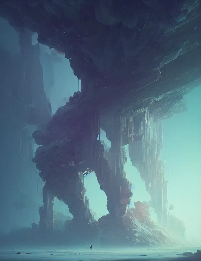 Image similar to liminal space, artwork by tooth wu and wlop and beeple and greg rutkowski