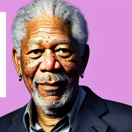 Prompt: morgan freeman in the style of arcane, sharp focus