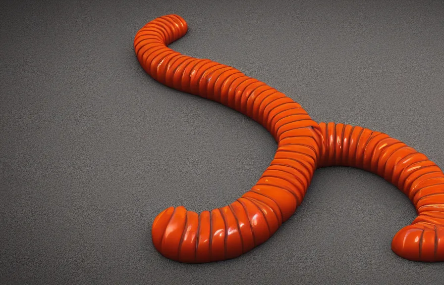 Prompt: car shaped like a centipede, HD digital render