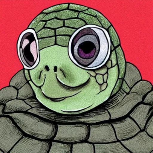 Image similar to turtle mitch mcconnell as a turtle. turtle mcconnell.