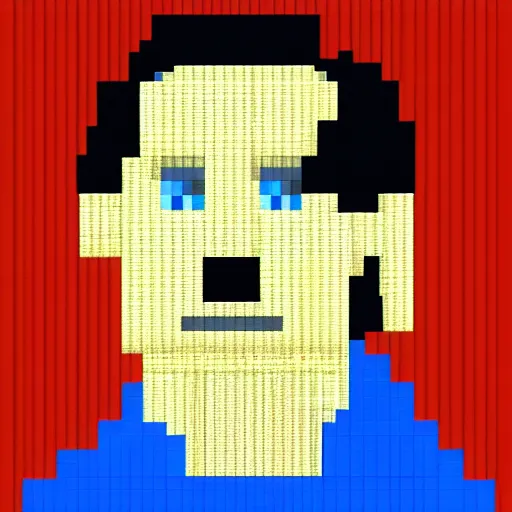 Image similar to jerma pixel art