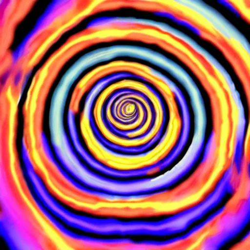Prompt: a psychedelic infinite recursion