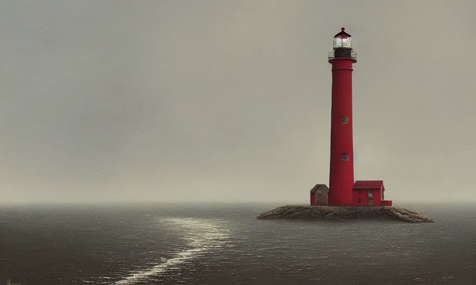 Prompt: lighthouse by lee madgwick