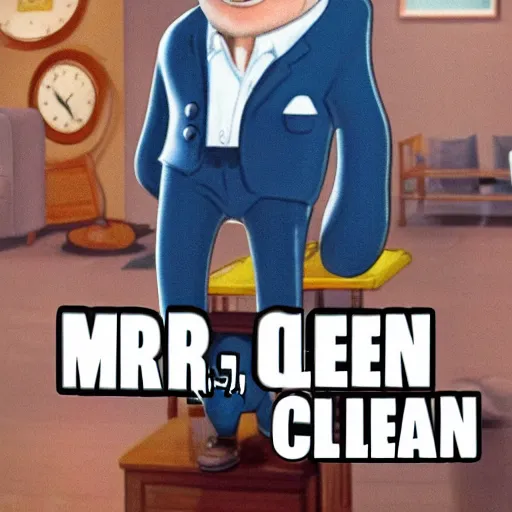 Prompt: mr. clean as mr. bean